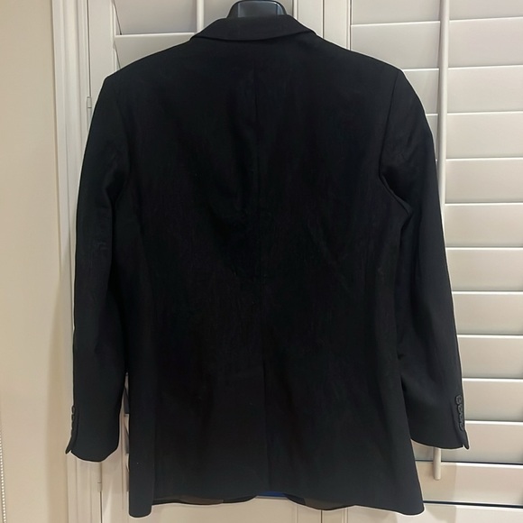 J crew Wool Cashmere Three Buttons Charcoal Grey Blazer Size 42R - Picture 3 of 11